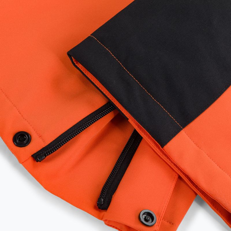 EA7 Emporio Armani pánske lyžiarske nohavice Pantaloni 6RPP27 fluo orange 6