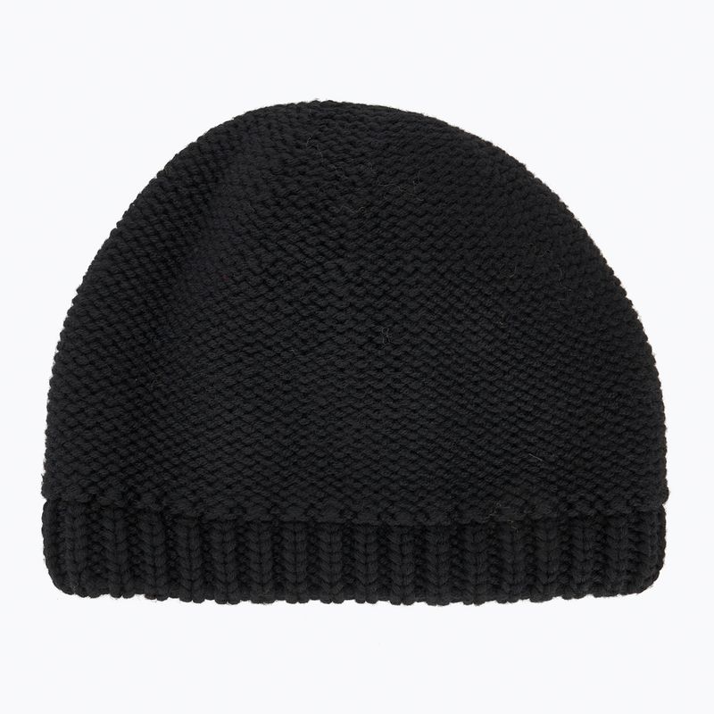 Pánska zimná čiapka Woolrich Merino Wool Logo Beanie black 4
