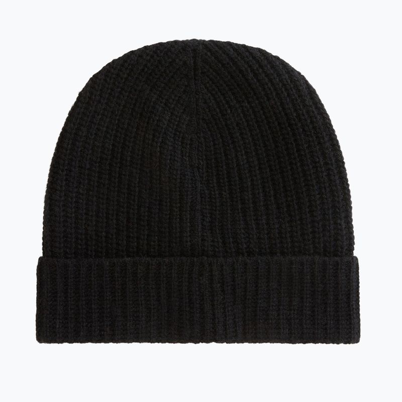 Pánska zimná čiapka Woolrich Knitted Ribbed Beanie black 2