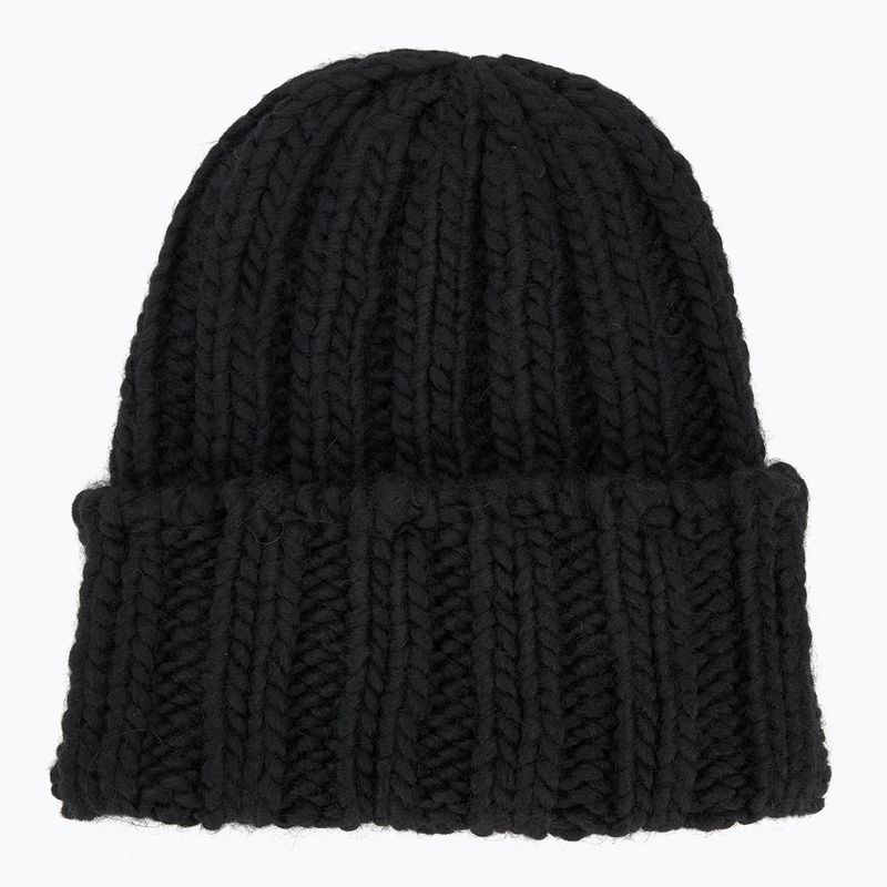 Ženska zimska kapa Woolrich Chunky Beanie crna 2