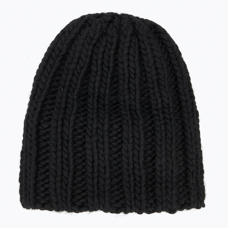 Ženska zimska kapa Woolrich Chunky Beanie crna 4