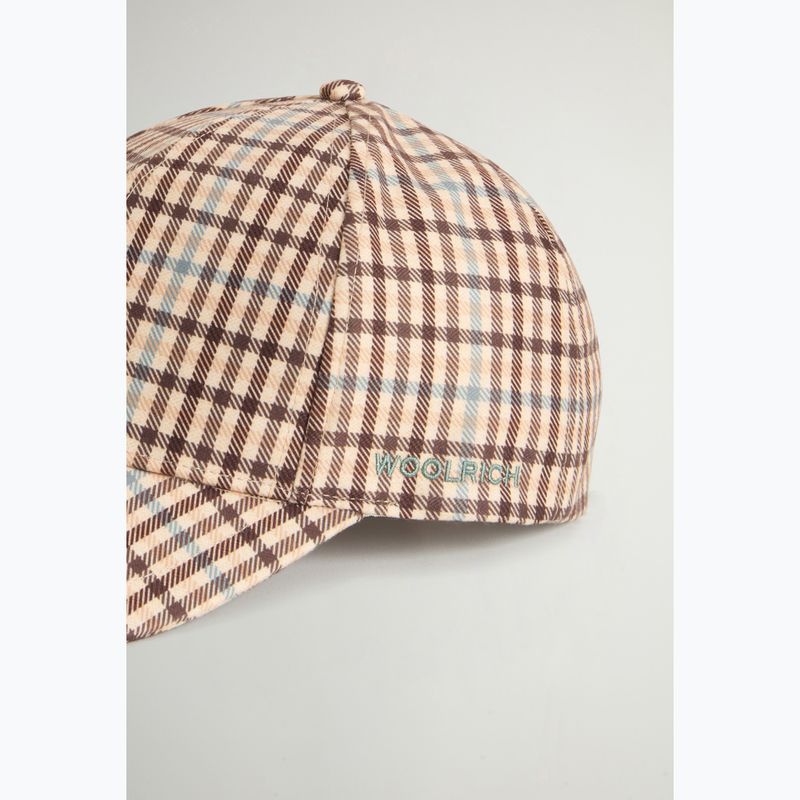 Dámska šiltovka Woolrich Check Baseball Cap beige check 3