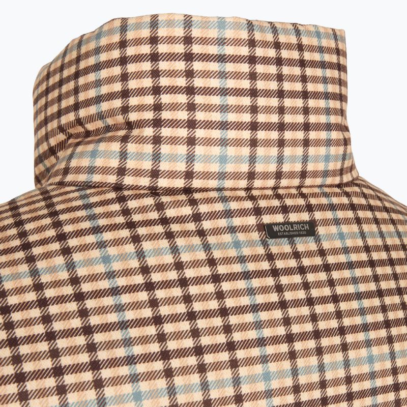 Dámska bunda Woolrich Printed Wool beige check 3