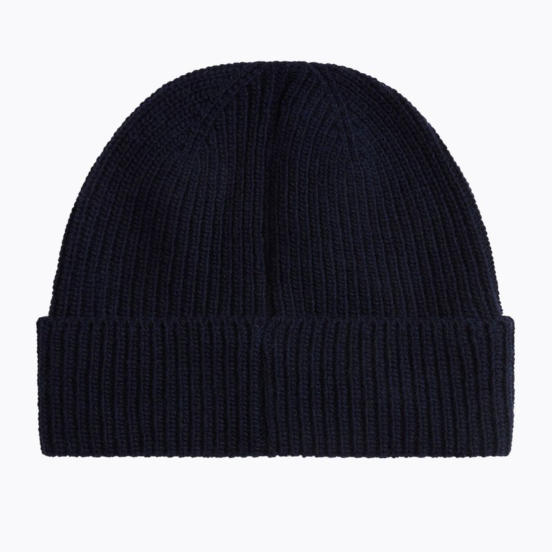 Pánska zimná čiapka Woolrich Knitted Ribbed Beanie melton blue 2