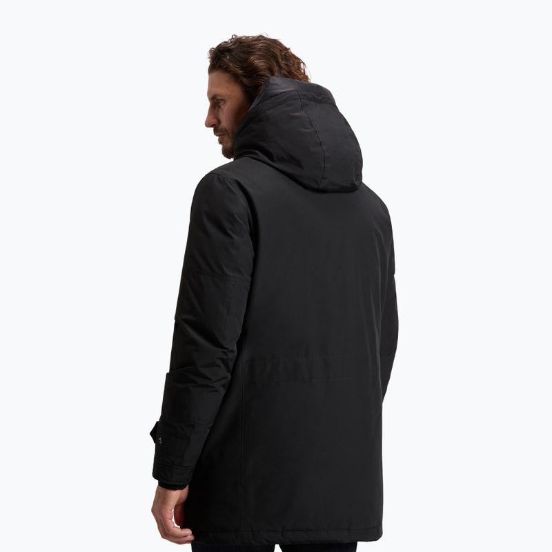 Pánsky zateplený kabát Woolrich Polar High Collar Parka black 3