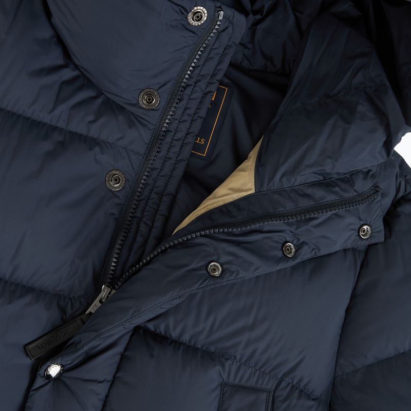 Pánska bunda Kurtka Woolrich Cloud Davis Parka melton blue 3