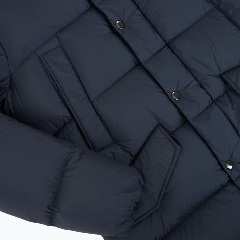 Pánska bunda Kurtka Woolrich Cloud Davis Parka melton blue 4