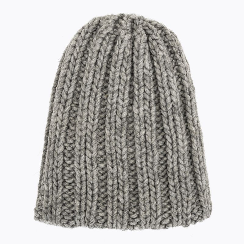 Dámska zimná čiapka Woolrich Chunky Beanie light grey melange 4