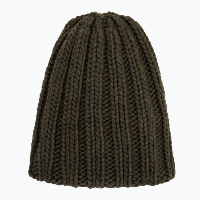 Dámska zimná čiapka Woolrich Chunky Beanie dark green 4