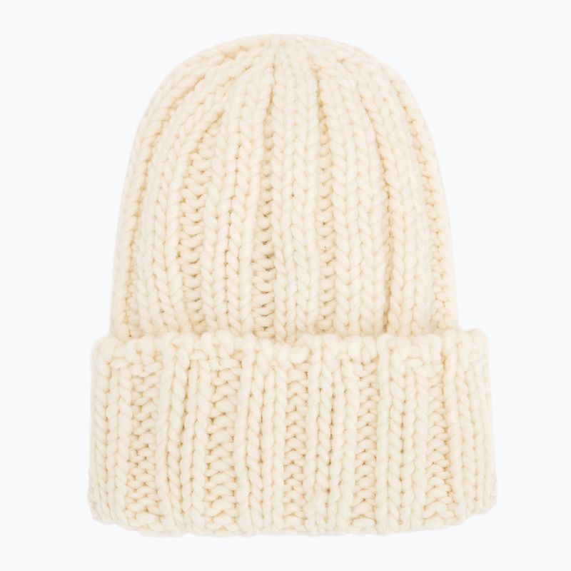 Dámska zimná čiapka Woolrich Chunky Beanie 2026 milky cream 2
