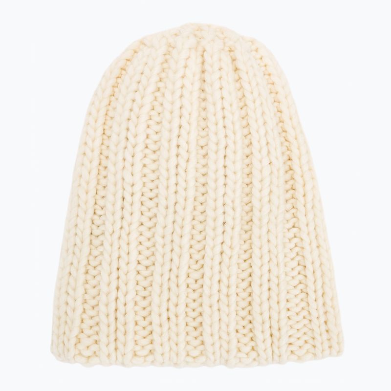 Dámska zimná čiapka Woolrich Chunky Beanie 2026 milky cream 4