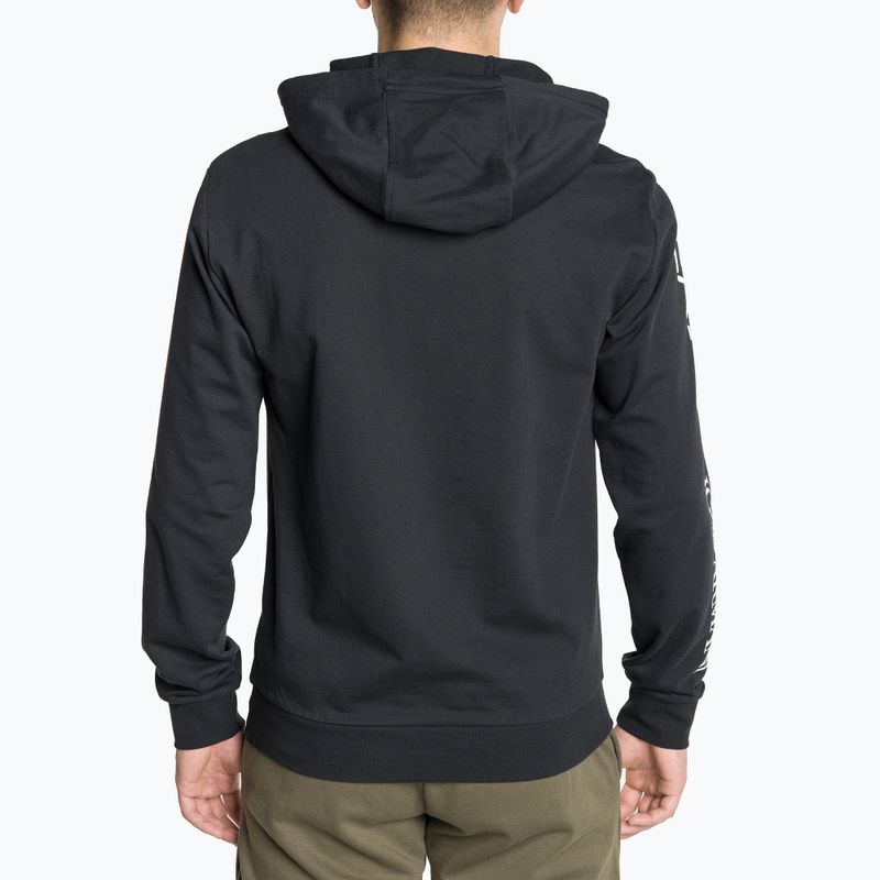 Pánska mikina EA7 Emporio Armani Train Logo Series Hoodie Extended Logo Coft night blue/white logo 2