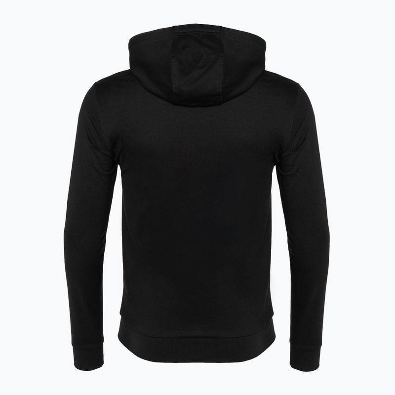 Pánska mikina EA7 Emporio Armani Train Logo Series Hoodie Extended Logo Coft black/gold logo 6