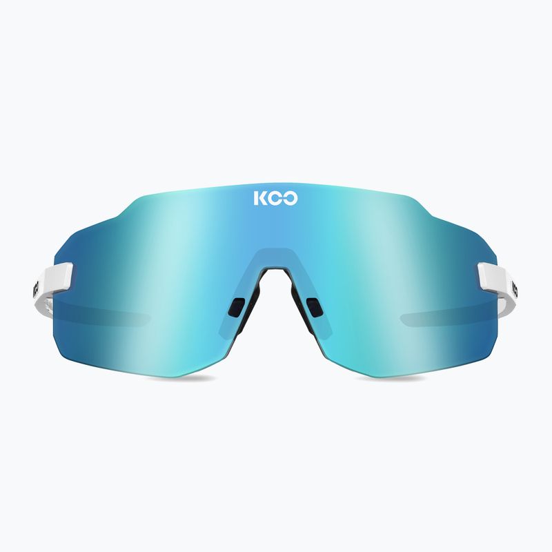 Slnečné okuliare Koo Supernova white/turquoise mirror 2