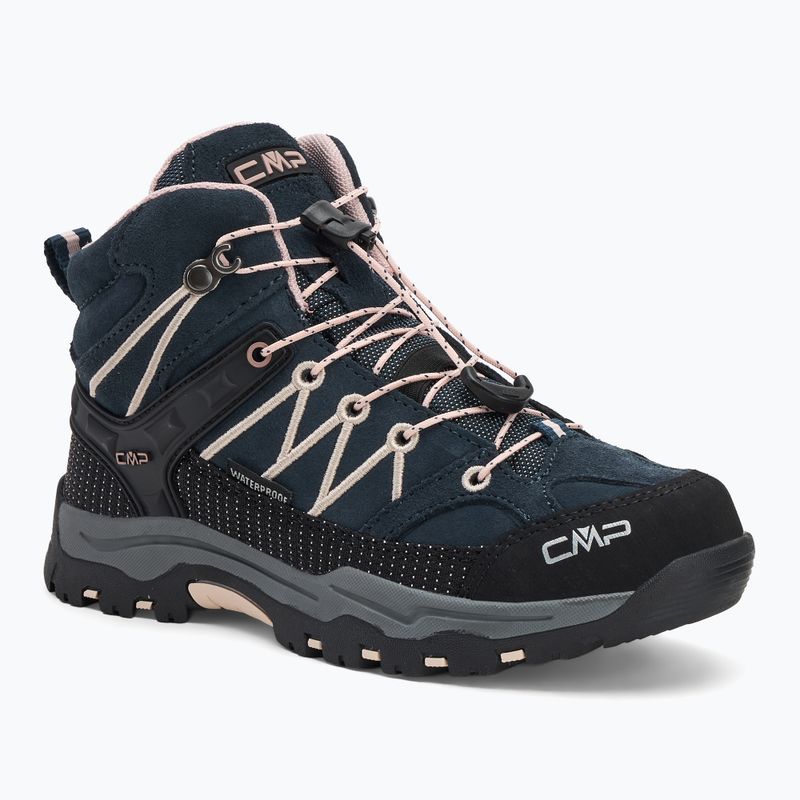 Detská trekingová obuv CMP Rigel Mid Wp asphalt/rose