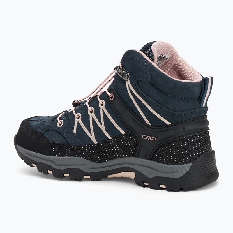 Detská trekingová obuv CMP Rigel Mid Wp asphalt/rose 3