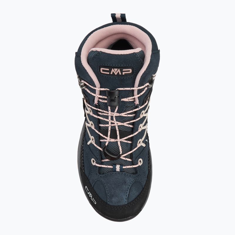 Detská trekingová obuv CMP Rigel Mid Wp asphalt/rose 5