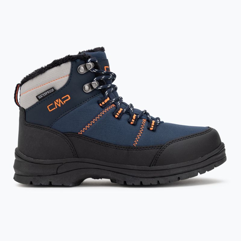 Detské snehule CMP Annuuk Snowboots Wp black/blue 2