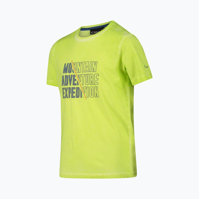 Detské trekingové tričko CMP zelené 39T7544/E474 2