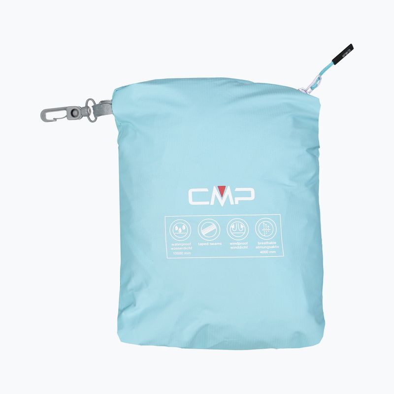 Dámska svetlomodrá bunda do dažďa CMP 39X6636/L430 4