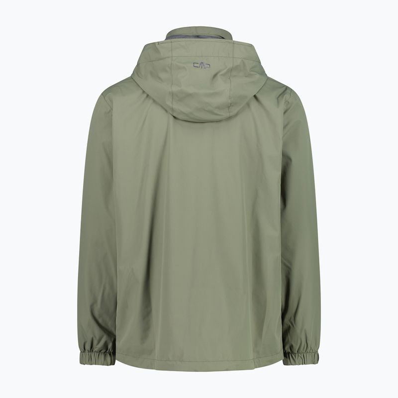 Pánska bunda do dažďa CMP Snaps green 39X7367/F832 3