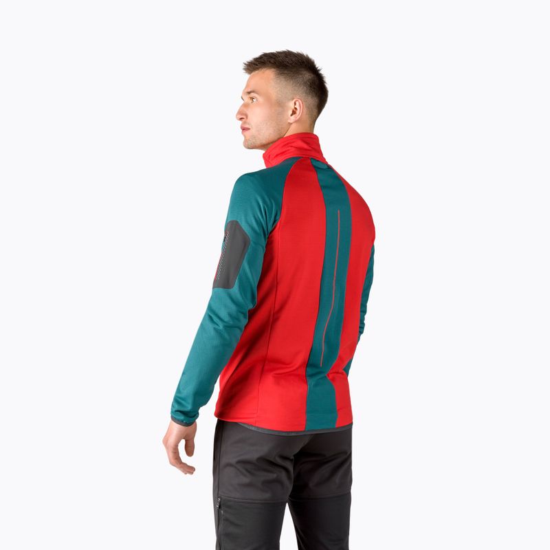 CMP pánska fleecová mikina červená 32G6617/C812 3