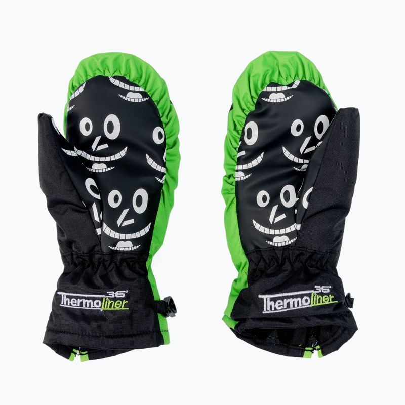 Detské rukavice na snowboard Level Lucky Mitt zelené 4146 3