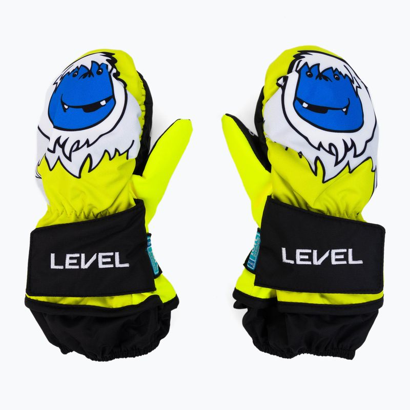 Detské snowboardové rukavice Level Animal Mitt modré/červené 4174 3