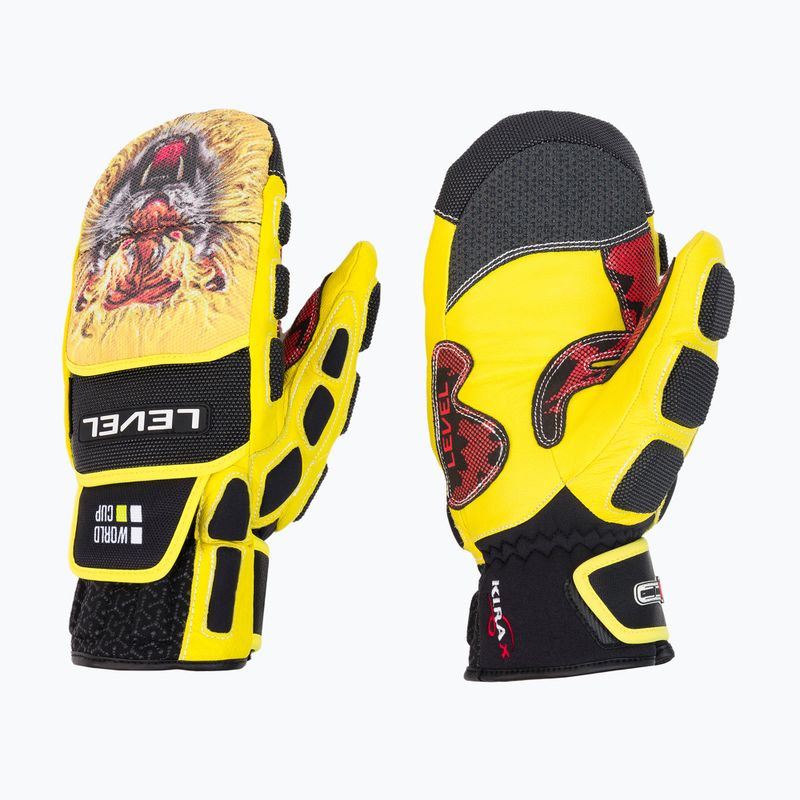 Pánske lyžiarske rukavice Level Worldcup Cf Mitt Yellow 3009