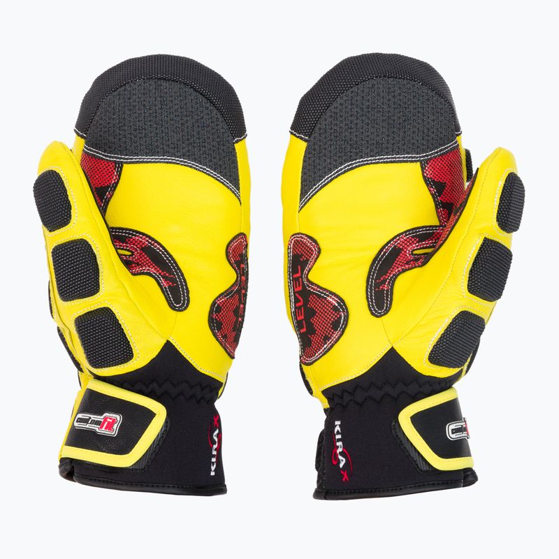 Pánske lyžiarske rukavice Level Worldcup Cf Mitt Yellow 3009 2