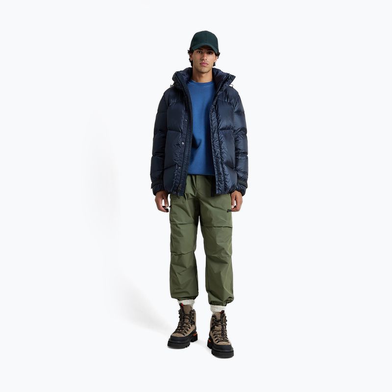 Pánska bunda Woolrich Pertex Puffer melton blue 2