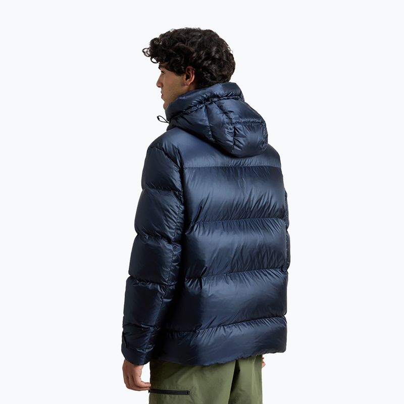 Pánska bunda Woolrich Pertex Puffer melton blue 3