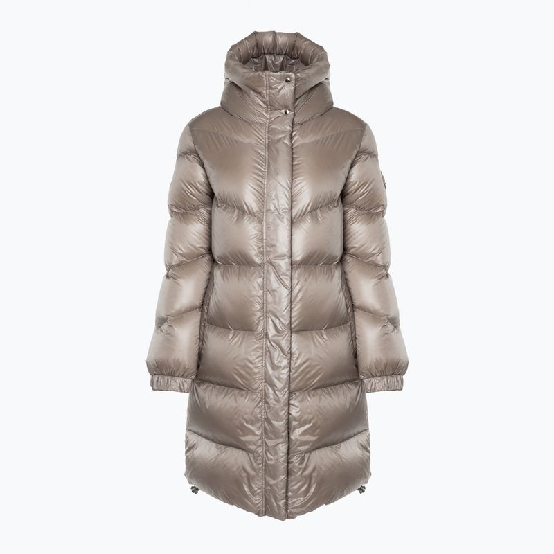 Dámska bunda Woolrich Aliquippa Long Puffer light taupe