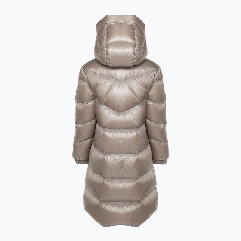 Dámska bunda Woolrich Aliquippa Long Puffer light taupe 2