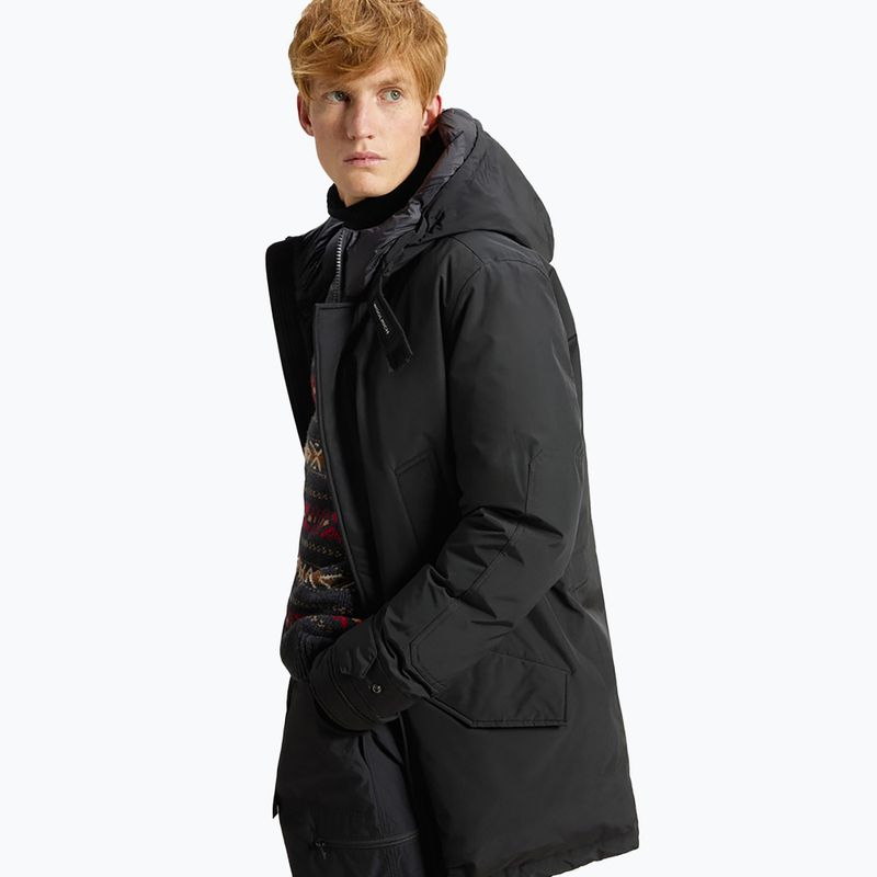 Pánska bunda Woolrich Polar High Collar Parka black 4