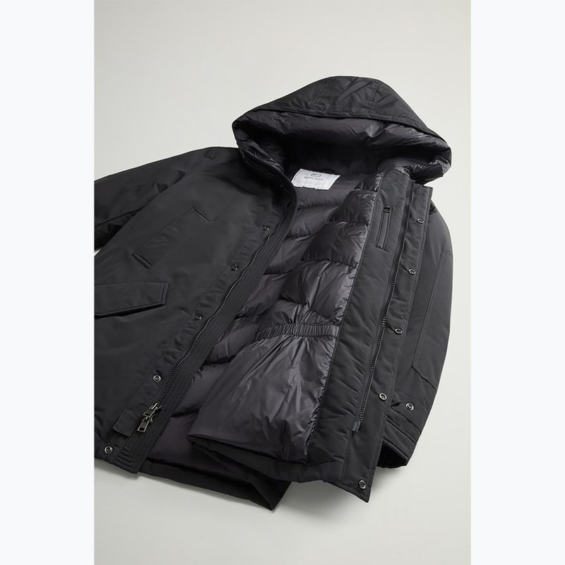 Pánska bunda Woolrich Polar High Collar Parka black 6