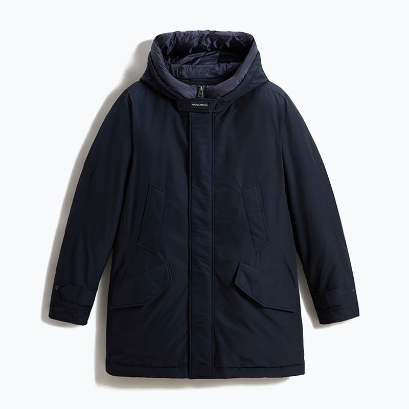 Pánska bunda Woolrich Polar High Collar Parka melton blue 4