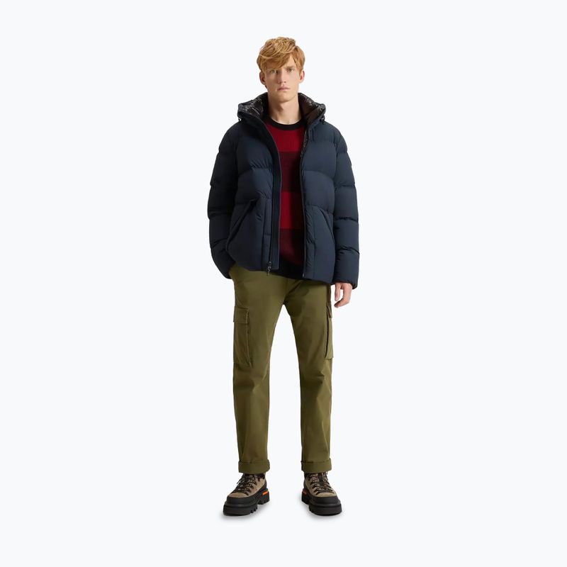 Pánska bunda Woolrich Sierra Supreme Down melton blue 2