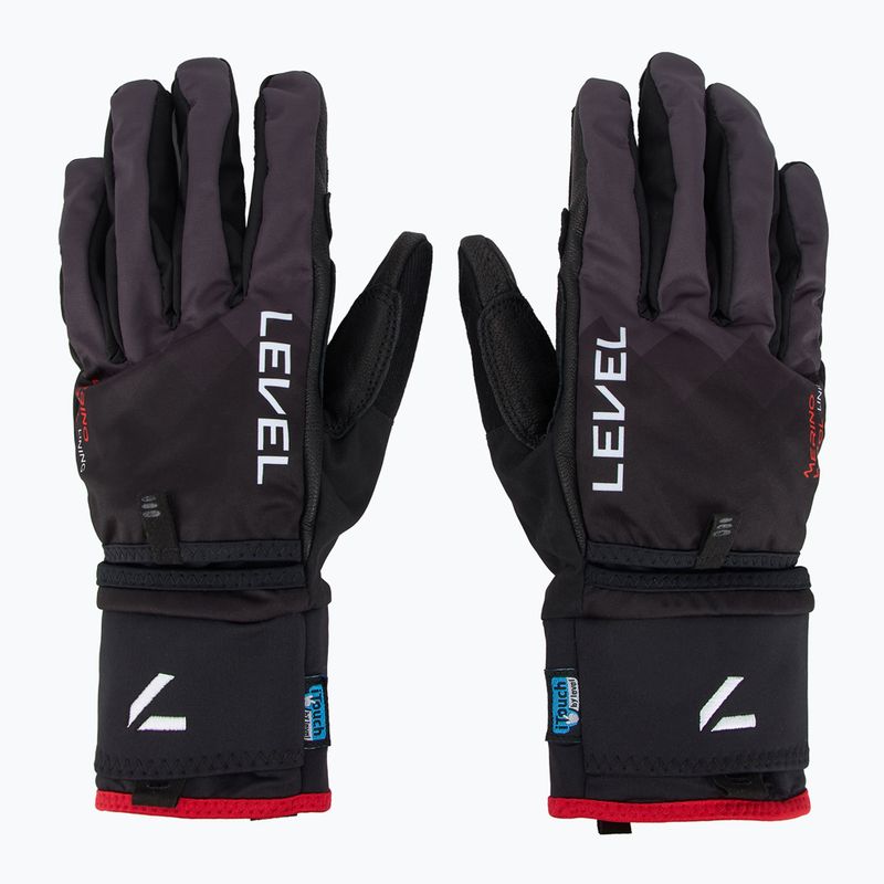 Lyžiarske rukavice Level Alper Light black 2