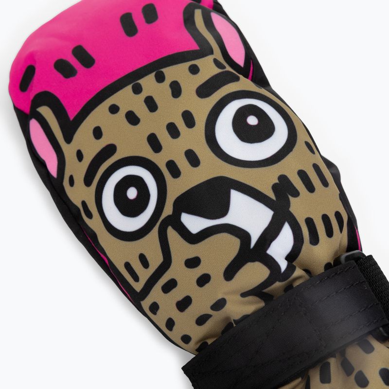 Detské lyžiarske rukavice Level Junior Mitt pink 4152JM 5
