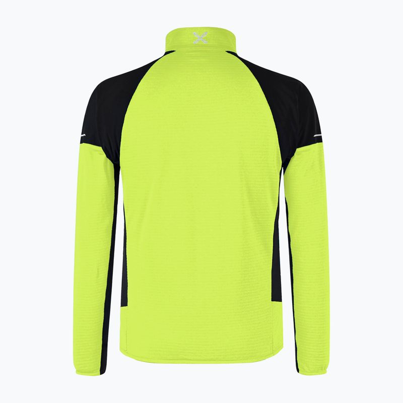 Pánska mikina Montura Thermal Grid 2 Maglia limetkovo zelená 2