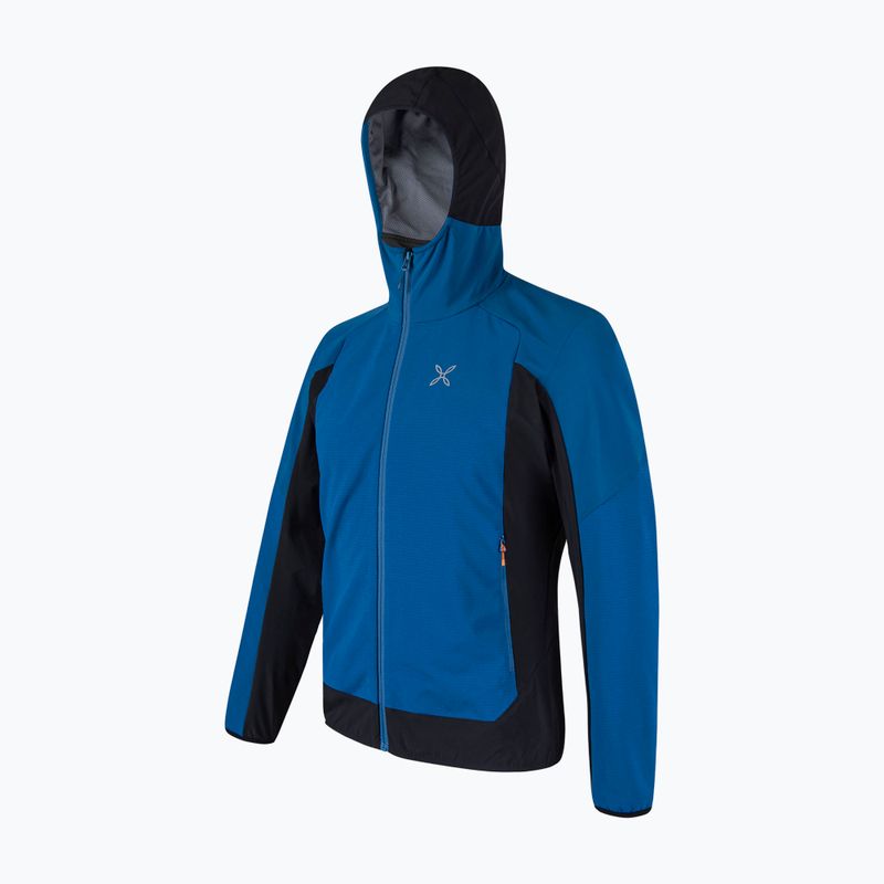 Pánska bunda Montura Premium Wind Hoody deep blue/ orange 3