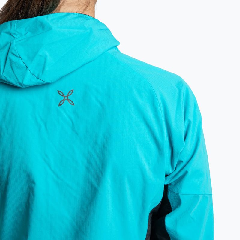 Dámska vetrovka Montura Rise Octa Hooded turquoise/antracite 5