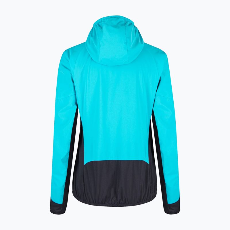 Dámska vetrovka Montura Rise Octa Hooded turquoise/antracite 8