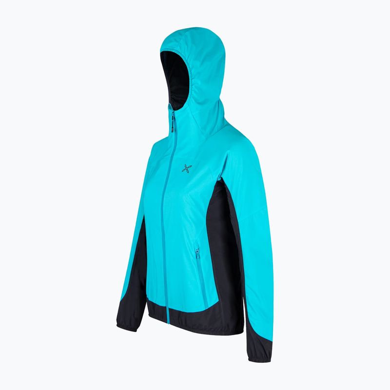 Dámska vetrovka Montura Rise Octa Hooded turquoise/antracite 9
