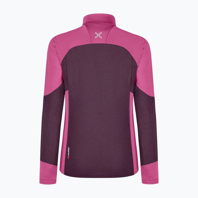 Dámska mikina Montura Rise Maglia vinaccia/baton rouge 2