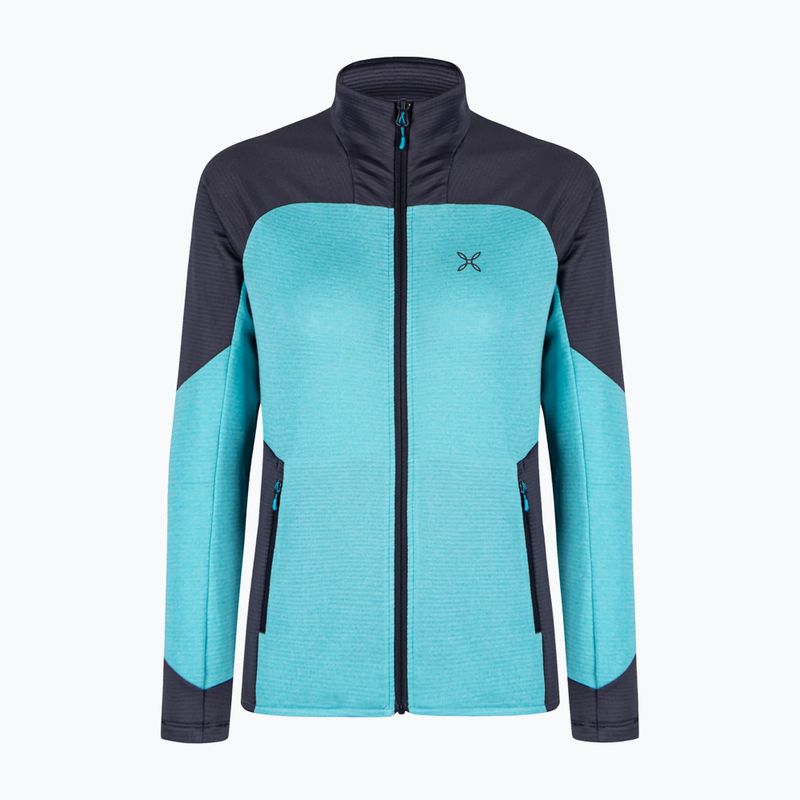 Dámska mikina Montura Rise Maglia turquoise/graphite blue 7