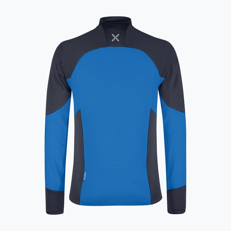 Pánska mikina Montura Rise Maglia b.blue/graphite blue 2