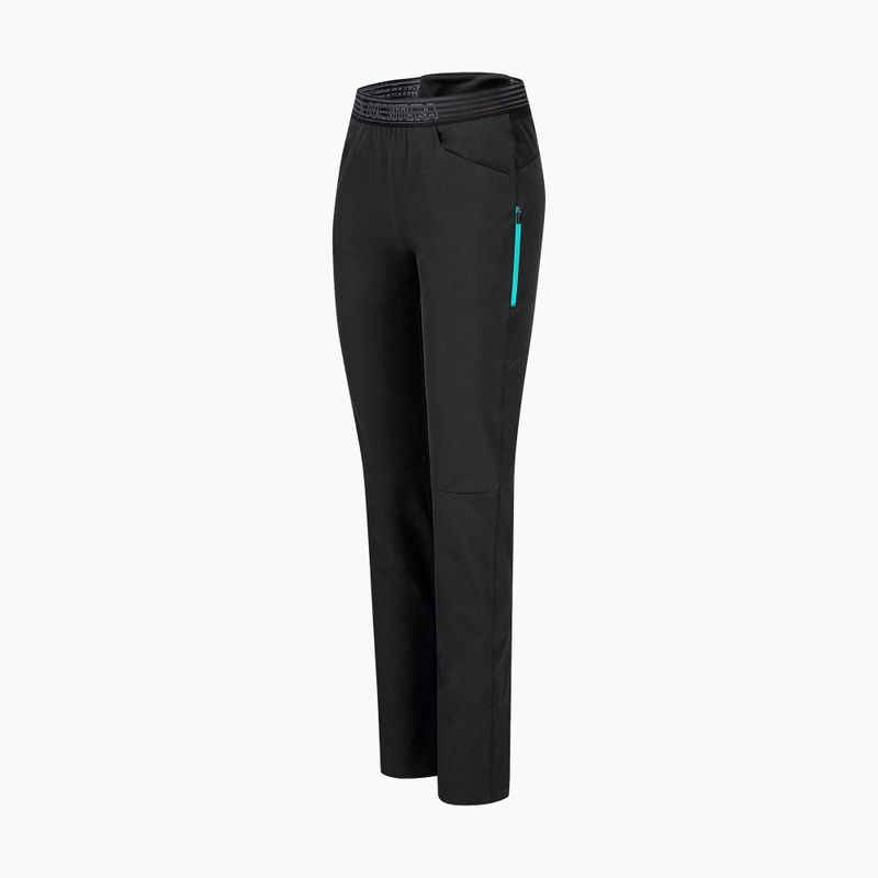 Dámske trekové nohavice Montura Rise antracit/turquoise 3