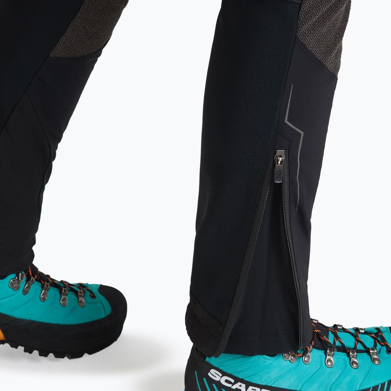 Pánske tréningové šortky Under Armour Woven Wordmark mod gray/lumos lime 7